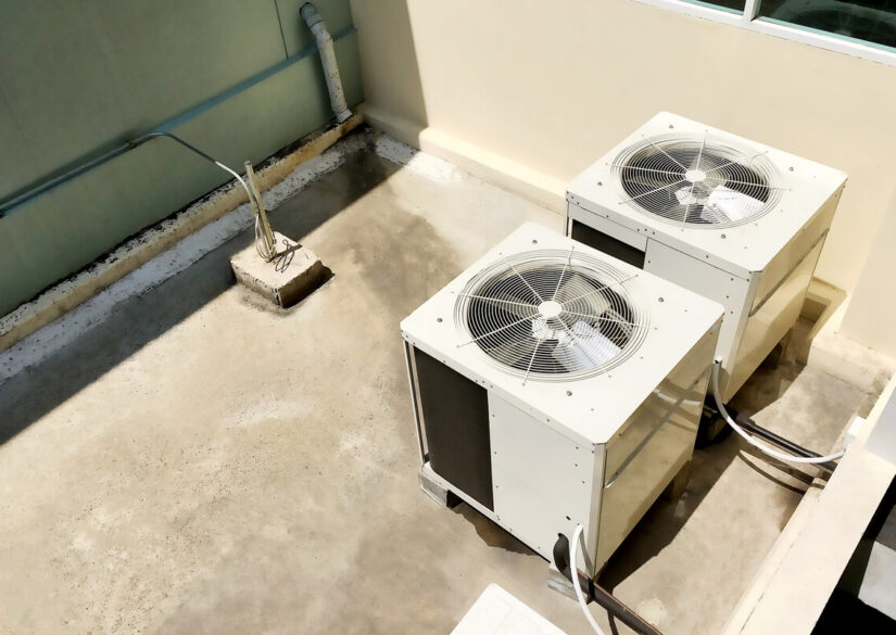 opstilling-af-luft-til-vand-varmepumpe